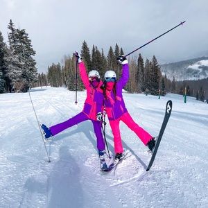 BRAND NEW Neon purple ski jacket